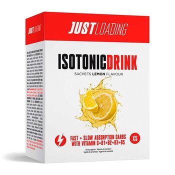 Just Loading - Isotónico En Polvo Sabor Limón 5 X 30 G - Mejora El Rendimiento