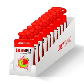 Just Loading - Gel Energético Sabor Fresa Y Kiwi 10 Packs De 3 Geles X 30 G - Aumenta El R