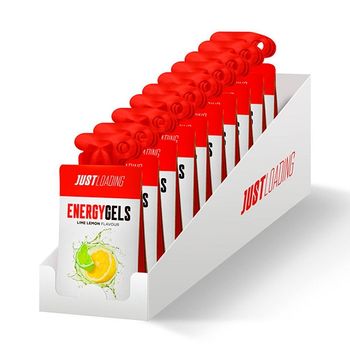 Just Loading - Gel Energético Sabor Lima-limón 10 Packs De 3 Geles X 30 G - Aumenta El Ren