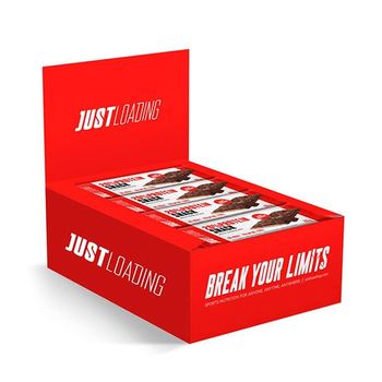 Just Loading - Barrita Proteica Con Cereales Sabor Chocolate Negro 12 X 20 G - Aporte De P