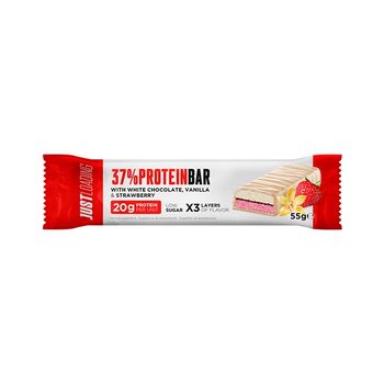 Just Loading - Barrita Proteica Low Sugar 37 % 1 X 55 G - Aporte De Proteínas -  Sabor: Fr