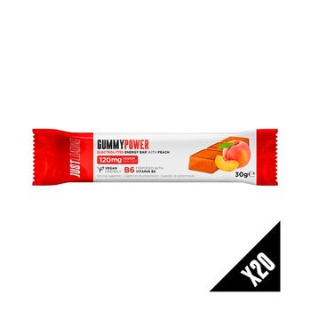 Just Loading - Barrita Energética Gummypower Con Electrolitos Sabor Melocotón 20 X 30 G -