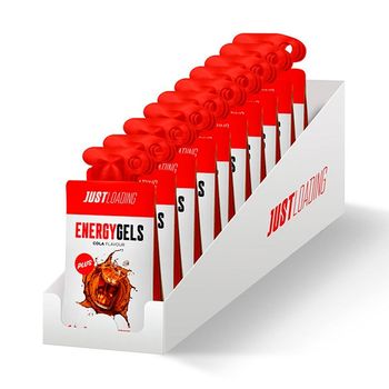 Just Loading - Gel Energético Sabor Cola 10 Packs De 3 Geles X 40 G - Fácil Digestion + Al