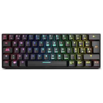 Subblim Master Teclado Inalámbrico Multidispositivo Retroiluminado  Gris/Negro