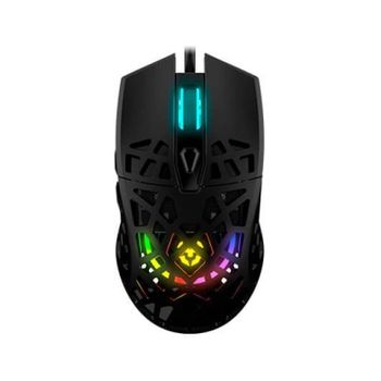 Raton Optico Krom Kaiyu Gaming Rgb Negro