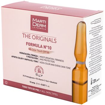 Martiderm The Originals Formula Nº10 Hd Color Touch Spf 30 10 Unidades