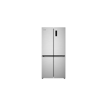 UNIVERSALBLUE Frigorífico Inox 1 Puerta No frost 185 cm, Nevera Vertical  Sin Congelador, Capacidad total 352L, Sistema silencioso