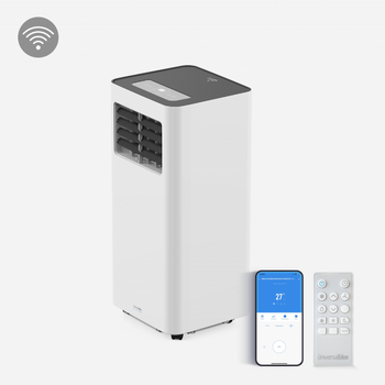 De'Longhi Pingüino Aire Acondicionado portátil de 2900 W, tecnología  silenciosa, Ventilador y función deshumidificador, Temporizador