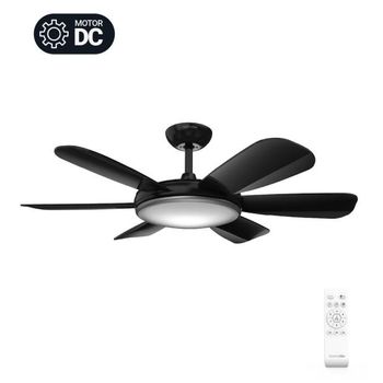 Ventilador De Techo Inox - Luz - Mando A Distancia - 60 W - 106 Cm -  Temporizador - Universal Blue con Ofertas en Carrefour