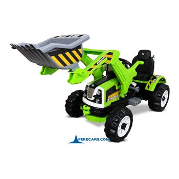 Tractor Electrico John Deere De 12V Recargable Con Asiento Ajustable Para  Niños