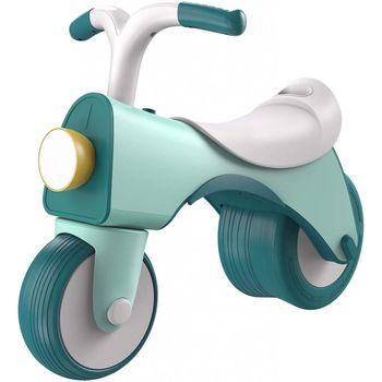 Pekecars Bicicleta Infantil Sin Pedales En Color Azul Para Niños Y Niñas De 1 A 3 Años, Con Luz Delantera Y Música