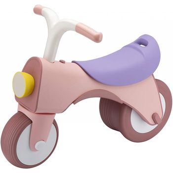 Pekecars Bicicleta Infantil Sin Pedales En Color Rosa Para Niños Y Niñas De 1 A 3 Años, Con Luz Delantera Y Música