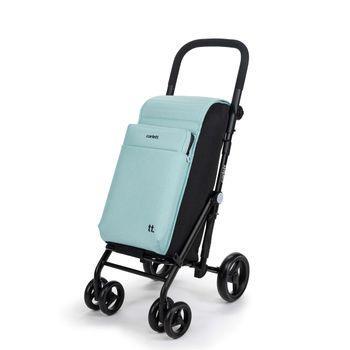 Carro De Compra Plegable 4 Ruedas Con Freno Urban Quad Carlett