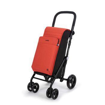 Carro De Compra Plegable 4 Ruedas Con Freno Urban Quad Carlett