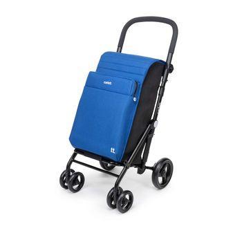  PlayMarket GO UP Carrito de compras plegable con ruedas  giratorias, texturizado : Industrial y Científico