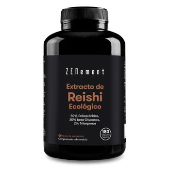 Extracto De Reishi Ecológico 12000 Mg Zenement, 180 Comprimidos