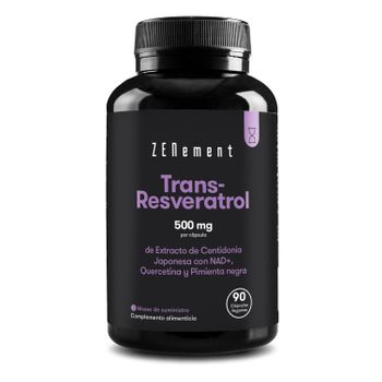 Trans-resveratrol 500 Mg Por Comprimido Zenement, 90 Comprimidos