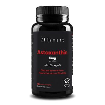 Astaxantina, 5 Mg Con Omega 3 Zenement,  120 Comprimidos