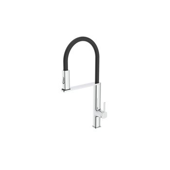 Grifo De Cocina Monomando Negro Mate Samoa Imex Gce017/ng  - Marca Mice / Imex