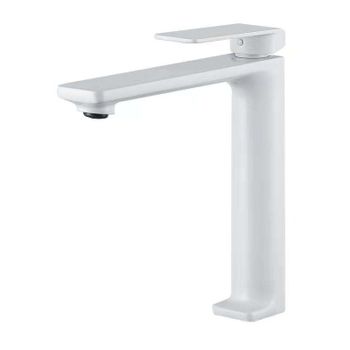 Grifo Lavabo Caño Alto Blanco Mate Fiyi Imex Bdf016-3bl  - Marca Mice / Imex