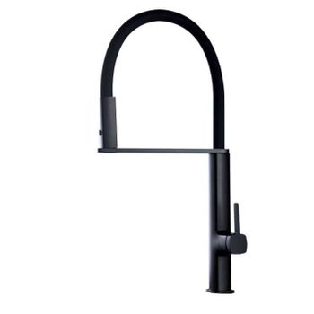 Grifo Monomando De Cocina Negro Mate Menorca Imex Gce019/ng  - Marca Mice / Imex