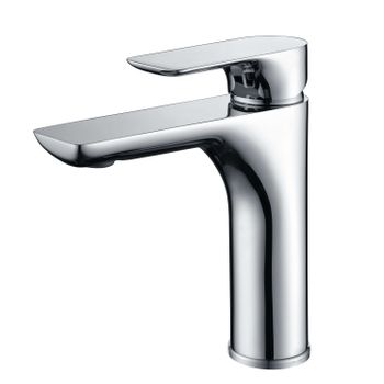 Grifo Lavabo Monomando Serie Roma Cromado/plateado Bdr001-1