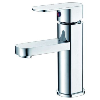 Grifo Monomando De Lavabo, Latón Cromo Con Aireador Agua Fría Y Caliente Serie Liverpool - Bdl007-1  - Marca Mice / Imex