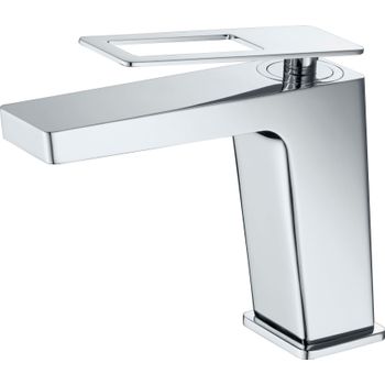 Grifo Monomando Lavabo Serie Suecia Bdc032-1 Cromado/plateado  - Marca Mice / Imex