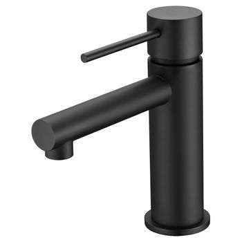 Grifo Monomando Lavabo Serie Milos Stick Bdys045-1ng Negro Mate  - Marca Mice / Imex