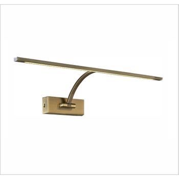 Aplique Led 8w, Metalico, Luz Cálida 3000k, Articulado, 46cm, Bronce Envejecido