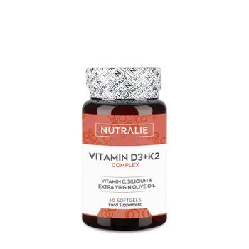 Vitamin D3+k2 Complex 60 Caps Softgels Nutralie