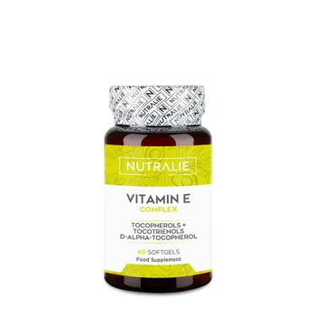 Nutralie Vitamina E Complex Con Tocotrienoles Y Tocoferoles 60 Cápsulas