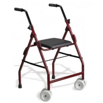 Andador Para Adultos Clinicalfy Plegable Aluminio Resistente Asiento Y  Respaldo Azul Paterna con Ofertas en Carrefour