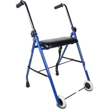 Andador Ortopédico Plegable Con Asiento Acolchado Ortoprime