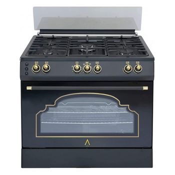 Alpha Cocina De Gas Vulcano Gold-90 Rustica. Encendido Automático Y Temporizador En Horno. **alta Gama**