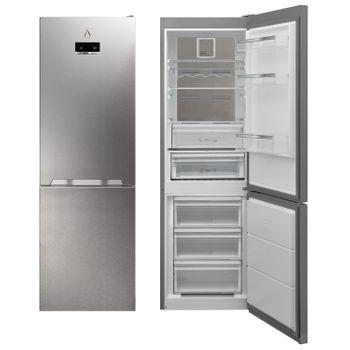 Frigorífico Combi Alpha Pegasus Lux-185 Inox, Metal Cooling, No Frost, Zona 0, Inverter, *alta Gama*