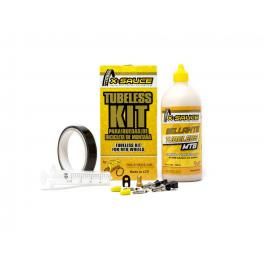 X-sauce Kit Tubeless Mtb V. Fina - Cinta Negra 20mm.