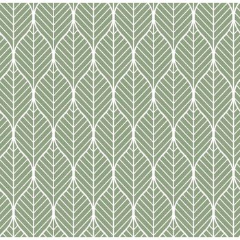 Tejido Autoadhesivo Para Pared Dark Green Leaf 65x300 Cm