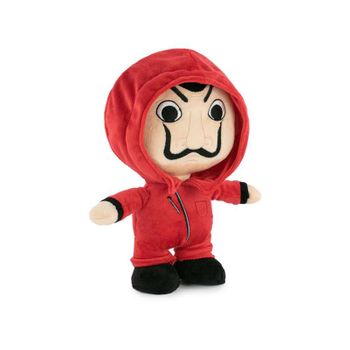 Famosa Softies - Peluche Pequeño De 20 Centímetros De Los Personajes De La Casa De Papel, Serie Oficial De Netflix, Con El Traje Rojo Y La Máscara De Dalí, Suave Y Blandito, (760020510)