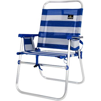 Silla De Playa Plegado Slim Aktive, Reclinable En 6 Posiciones Antivuelco,  Medidas 47x66x107cm, Peso Máx. 110 Kg. con Ofertas en Carrefour