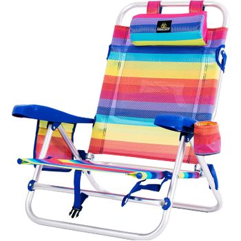 Silla De Playa Plegable Ligera Y Resistente De Plastico 64x40x55 Cm con  Ofertas en Carrefour