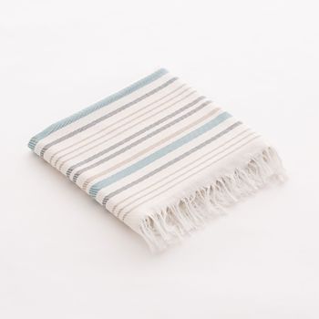 Fouta De Playa Algodón Ligero Tacto Suave Con Flecos Arane 90x180cm