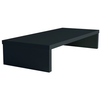 Soporte Monitor Con Estante Intermedio De Madera Henor Soporte Balda 82 X  26.5 X 16 Cm - Grafito con Ofertas en Carrefour