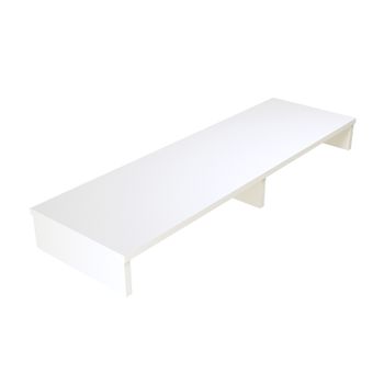 Soporte Monitor Madera Fsc® Henor Basic 100 X 26.5 X 12 Cm - Blanco