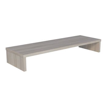 Soporte Monitor Con Estante Intermedio De Madera Henor Soporte