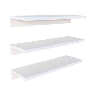 Estantería de cubos de 3 niveles con 8 compartimientos de MDF de  97,5x100x30 cm blanca Homcom