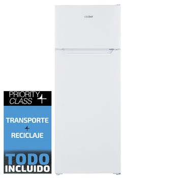 Frigorifico Dos Puertas Sauber Serie 1-141 F Alto 142.6 Cm Ancho 55 Cm Blanco