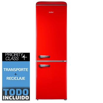 Sauber  Frigorifico dos puertas SFR1750B pc alto 175,5 cm ancho 60,5 cm  beige