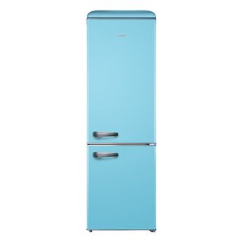 Frigorifico combi SAUBER SERIE 5-RETRO AZUL e alto 192 cm ancho 60 cm azul