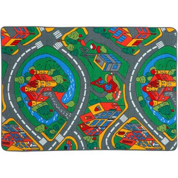 Acomoda Textil – Alfombra Infantil Ciudad Carretera Para Jugar Con Coches.  Alfombra Antideslizante, Plegable Y Acolchada. (modelo A, 120x160 Cm) con  Ofertas en Carrefour